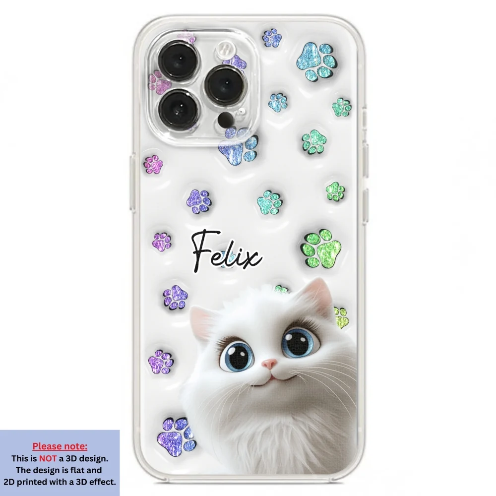 Cat Baby - Personalized Custom 3D Inflated Effect Phone Case - Image 19