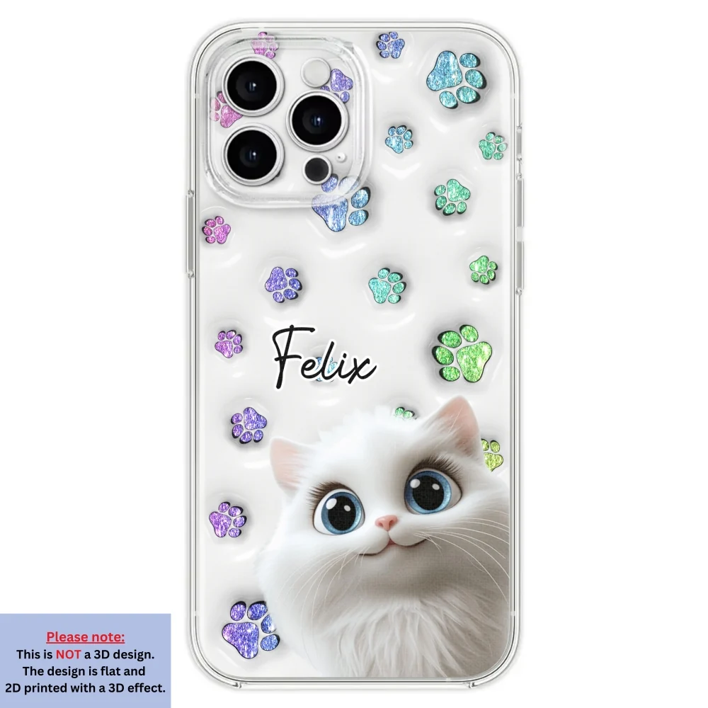 Cat Baby - Personalized Custom 3D Inflated Effect Phone Case - Image 26