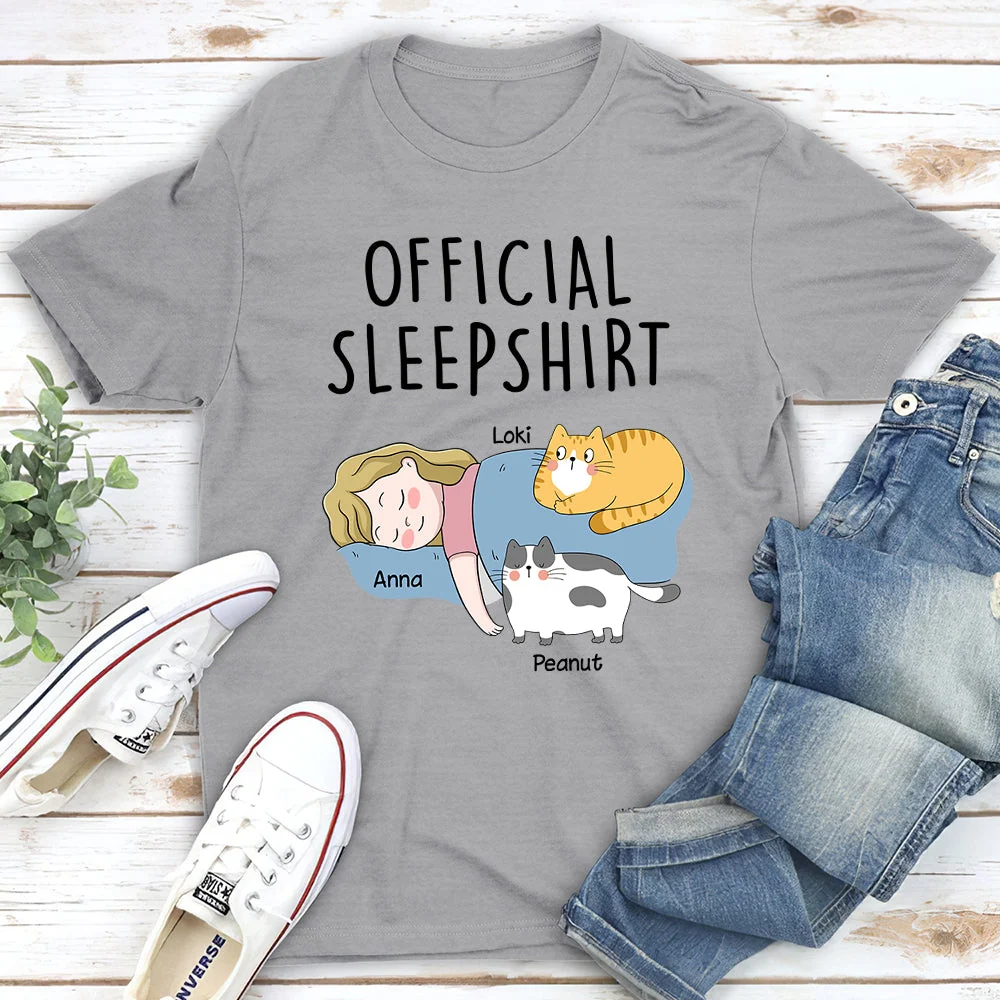 Cat Sleepshirt Simple - Personalized Custom Unisex T-shirt