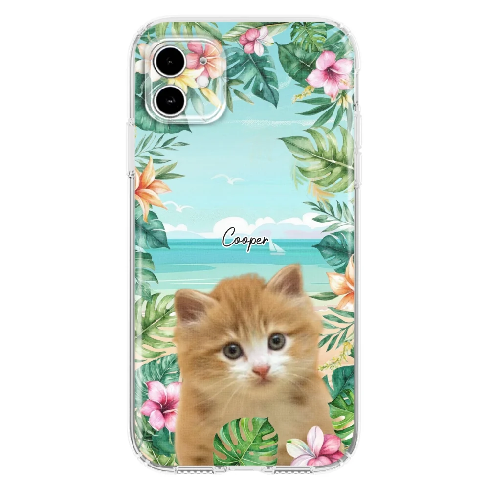 Cat Summer Photo - Personalized Custom Phone Case - Image 12