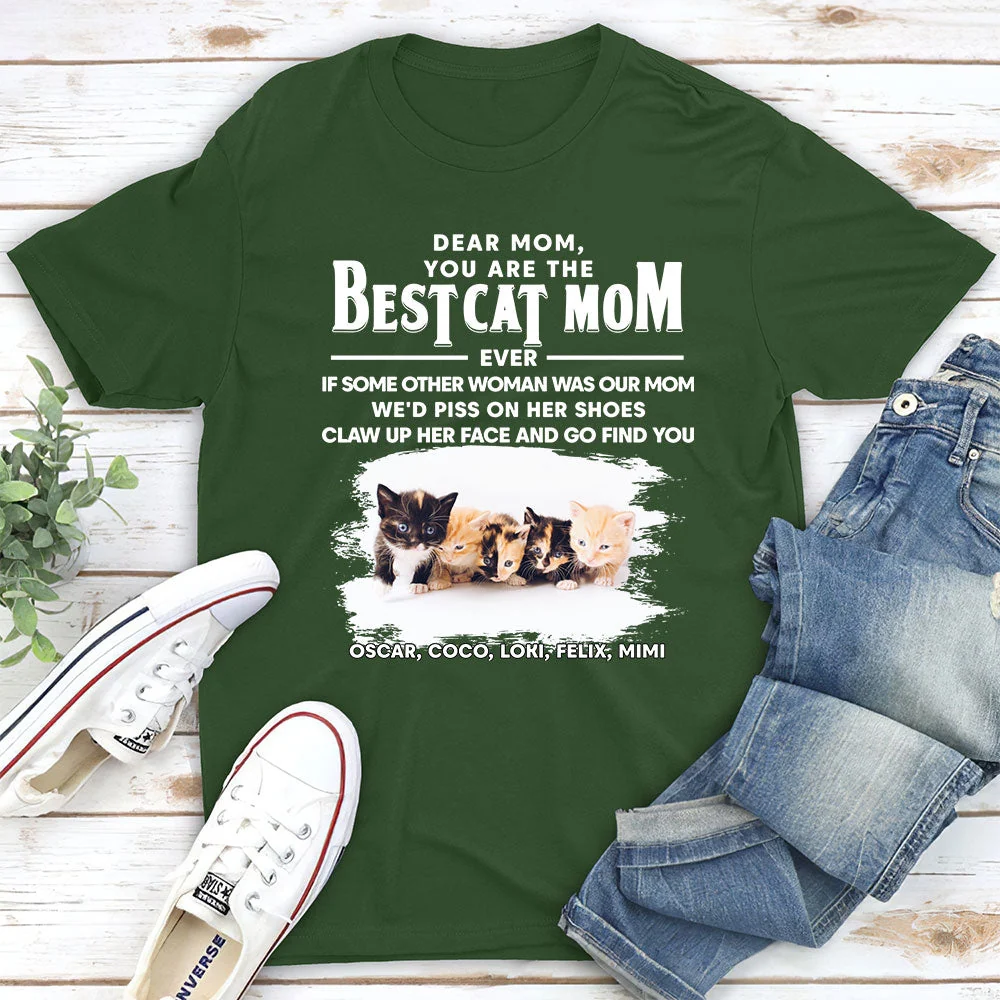 Cats Go Find You Photo - Personalized Custom Unisex T-shirt - Image 5