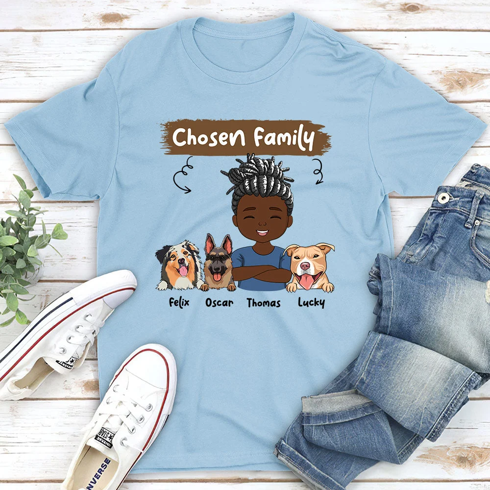 Chosen Family - Personalized Custom Unisex T-shirt - Image 3