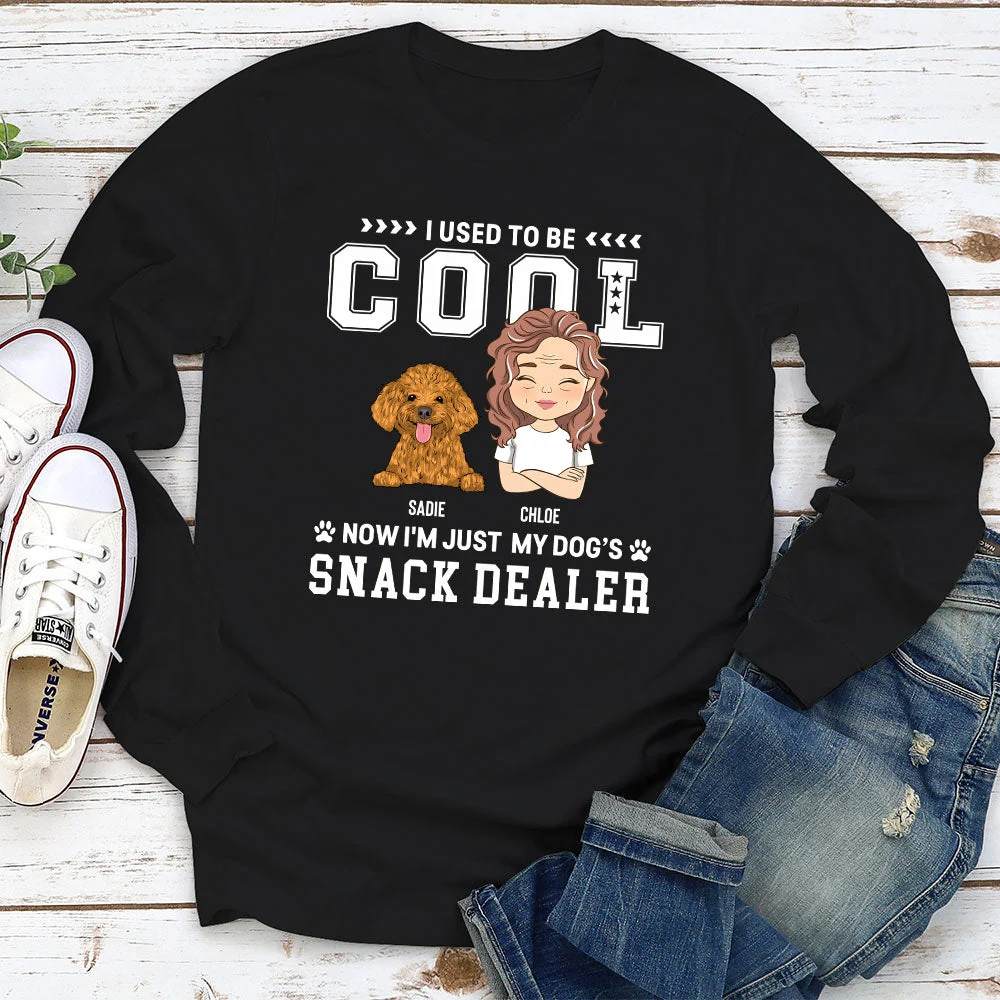 Cool Snack Dealer - Personalized Custom Long Sleeve T-shirt - Image 2