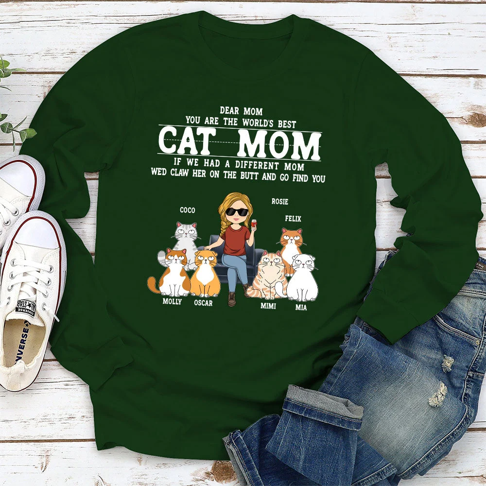 Claw Her On The Butt And Go Find You - Personalized Custom Long Sleeve T-shirt - Image 3