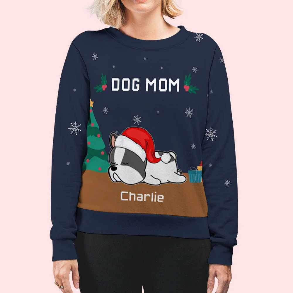 Cozy Christmas - Personalized Custom All-Over-Print Sweatshirt - Image 6