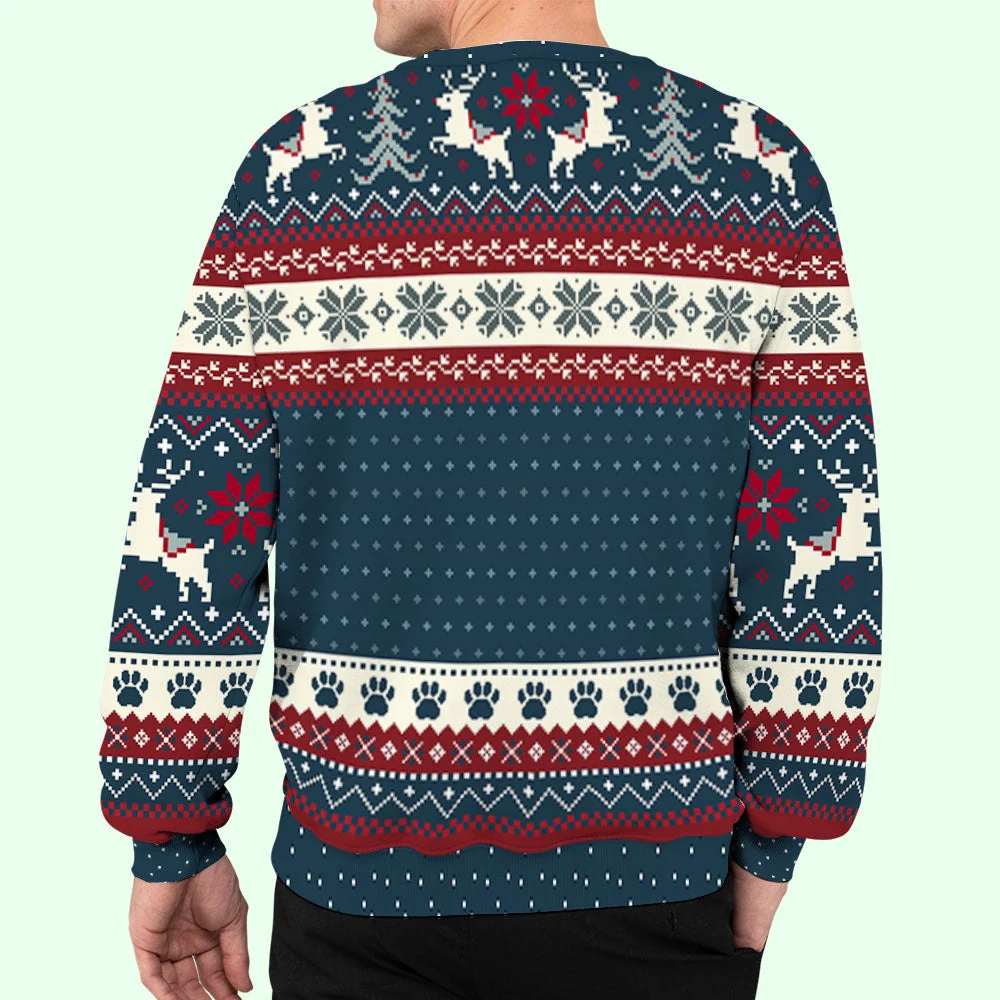 Cozy Pet Winter - Personalized Custom All-Over-Print Sweatshirt - Image 4