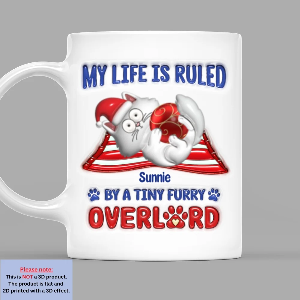Cute Furry Overlords - Personalized Custom 3D Inflated Effect Mug - Image 7