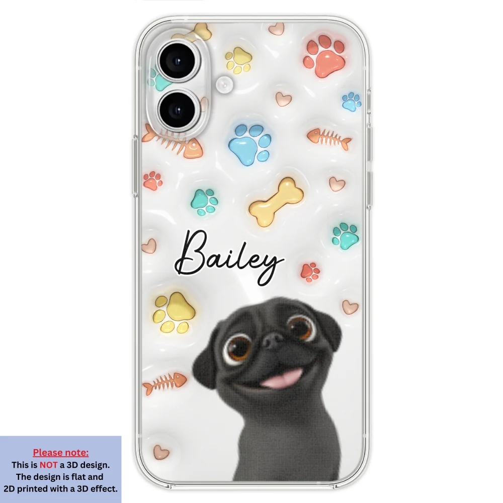 Cute Pet Baby - Personalized Custom 3D Inflated Effect Phone Case - Image 24
