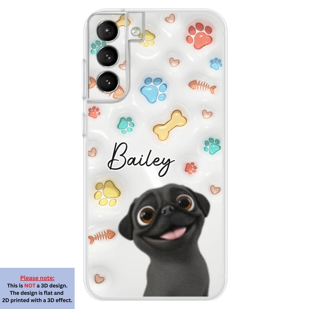 Cute Pet Baby - Personalized Custom 3D Inflated Effect Phone Case - Image 27