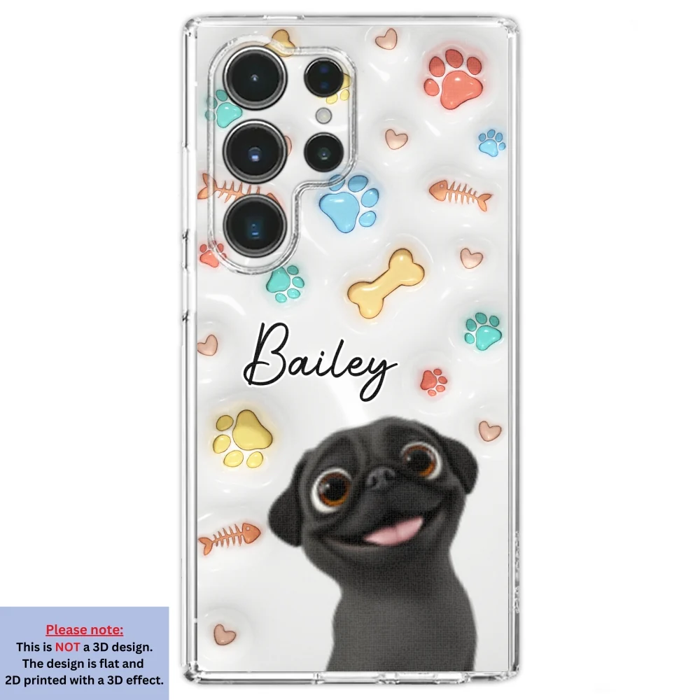 Cute Pet Baby - Personalized Custom 3D Inflated Effect Phone Case - Image 28