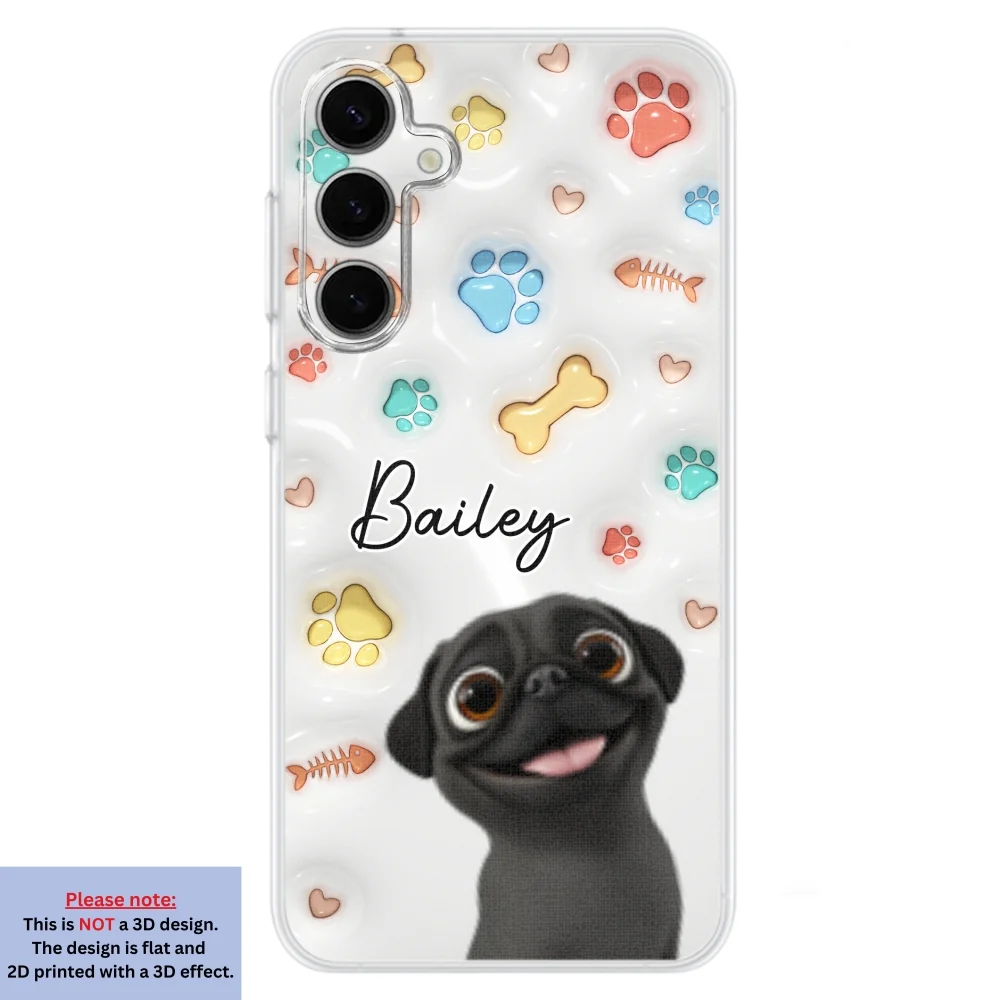 Cute Pet Baby - Personalized Custom 3D Inflated Effect Phone Case - Image 29