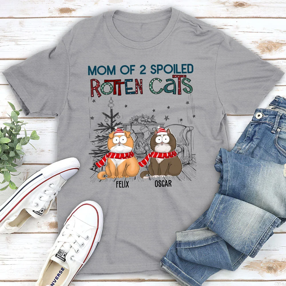Dad Of A Spoiled Rotten Dog - Personalized Custom Unisex T-shirt - Image 3