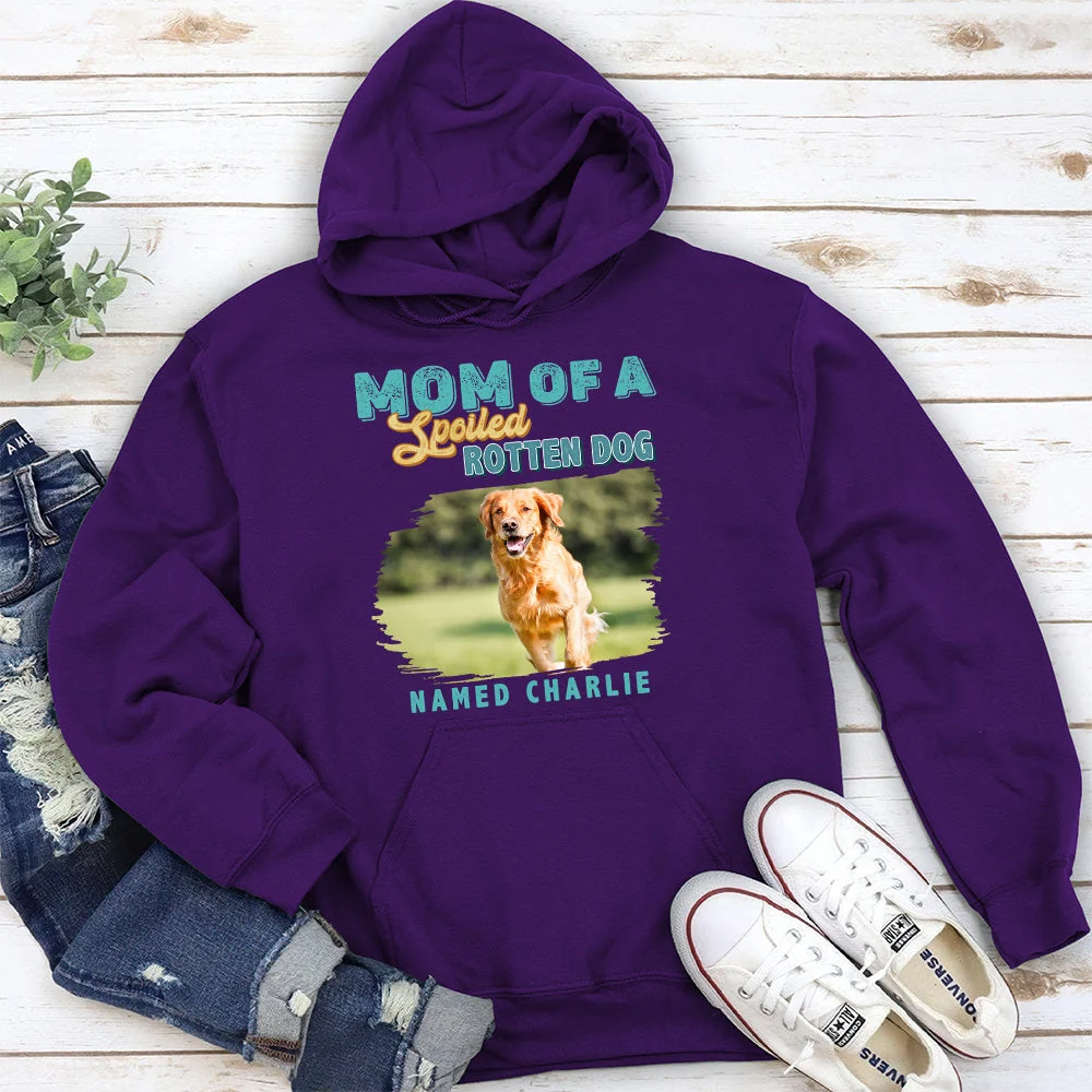 Dad Of Spoiled Rotten Dogs - Personalized Custom Hoodie - Image 4