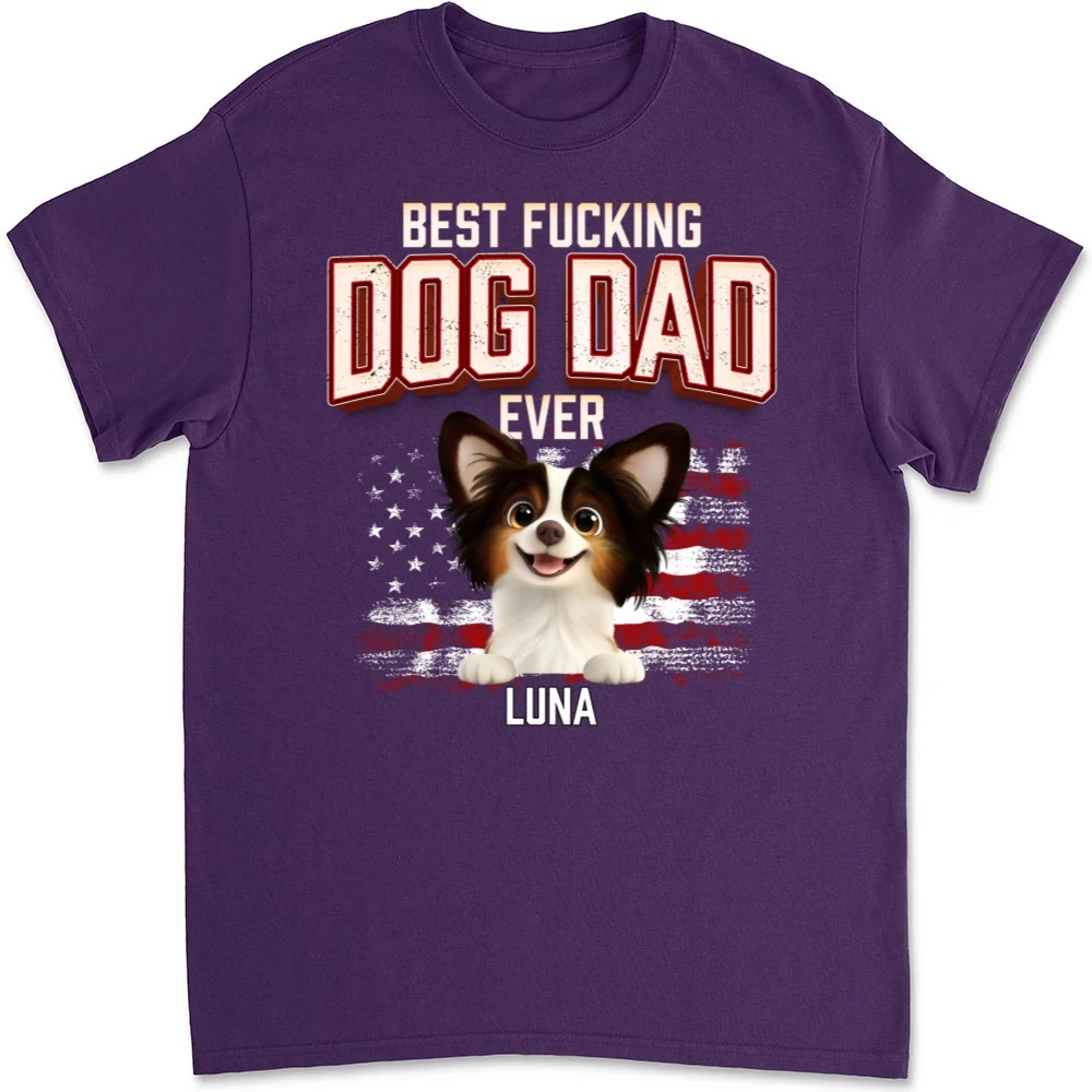 Dad Of The Year - Personalized Custom Unisex T-shirt - Image 9