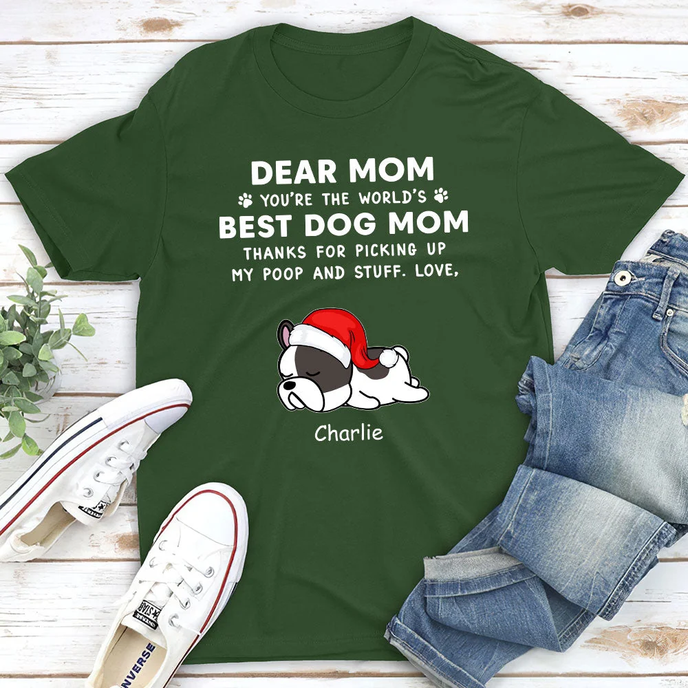 Dear Dad Sleeping - Personalized Custom Premium T-shirt - Image 4