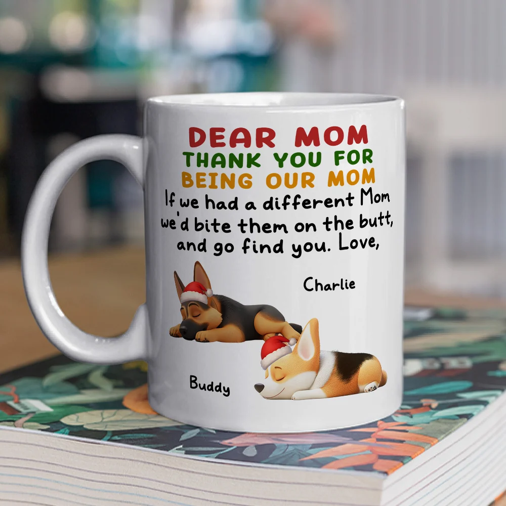 Dear My Dad Mom Mum - Personalized Custom Coffee Mug - Image 2