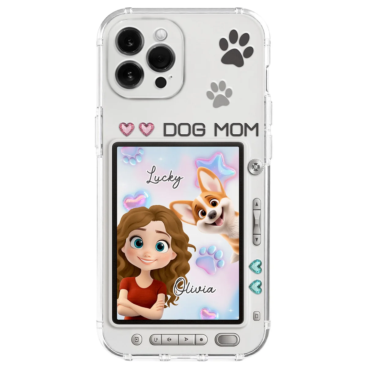 Digital Dog Mom - Personalized Custom Phone Case