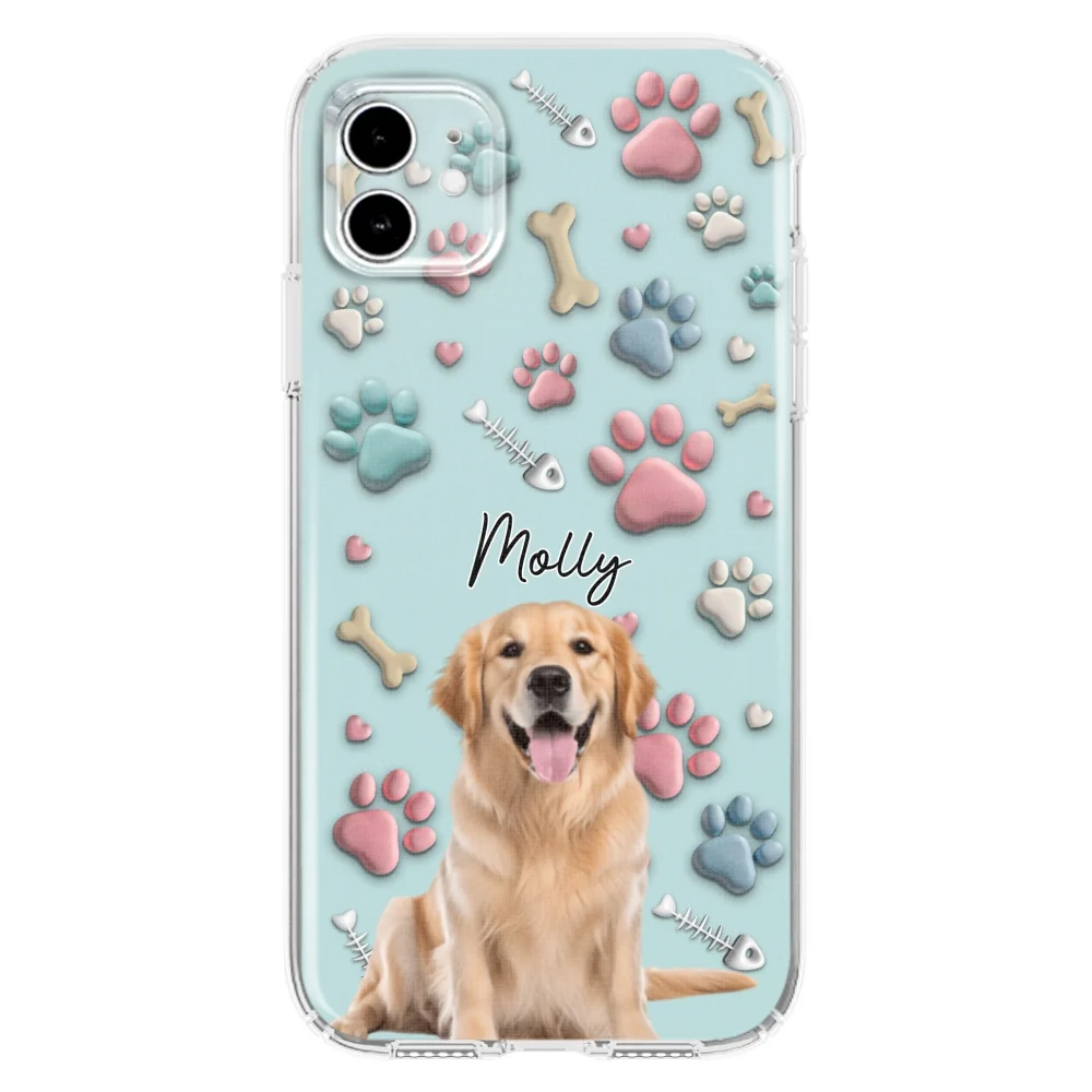 Dog And Human Cartoon Photo - Personalized Custom Phone Case - Image 9