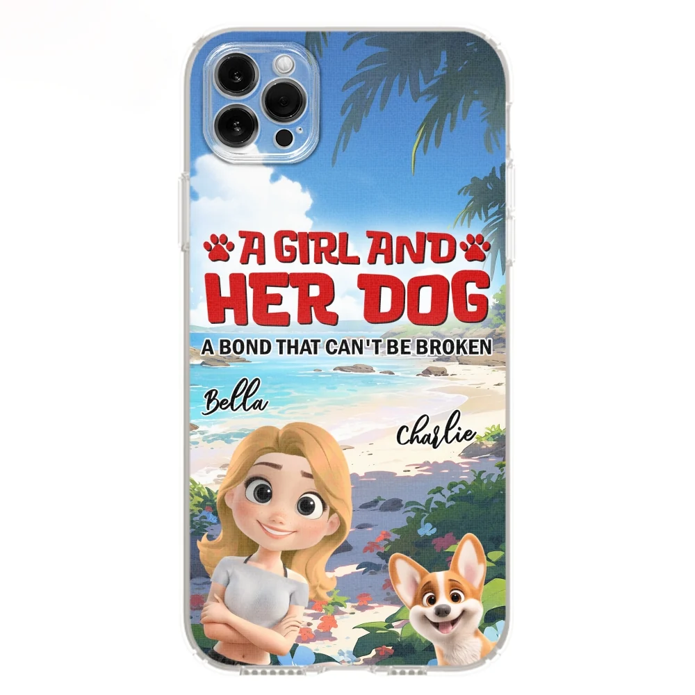 Dog And Mom Summer - Personalized Custom Phone Case - Image 11