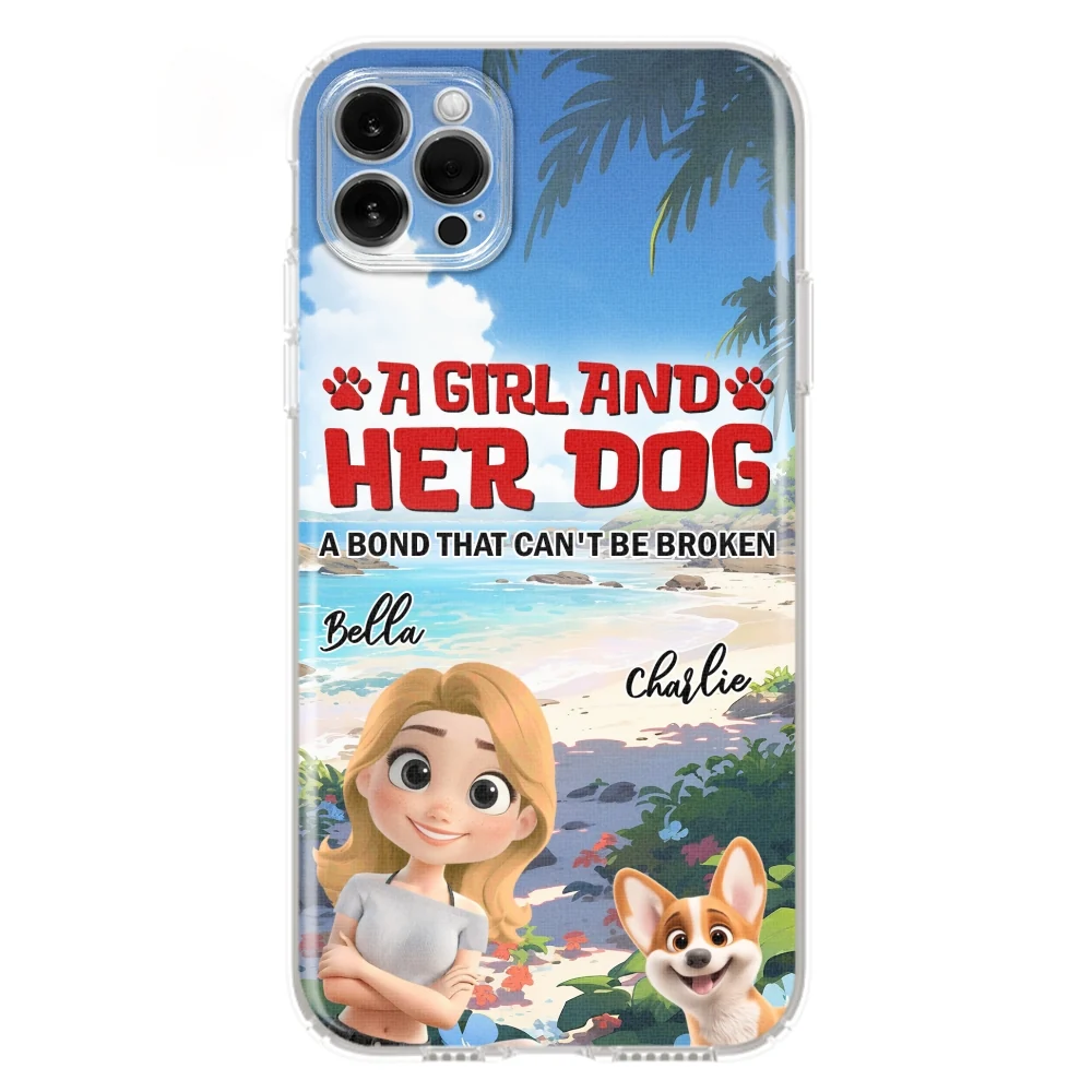 Dog And Mom Summer - Personalized Custom Phone Case - Image 14