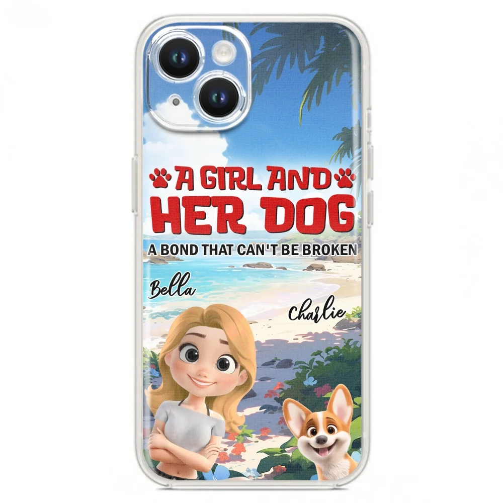 Dog And Mom Summer - Personalized Custom Phone Case - Image 16