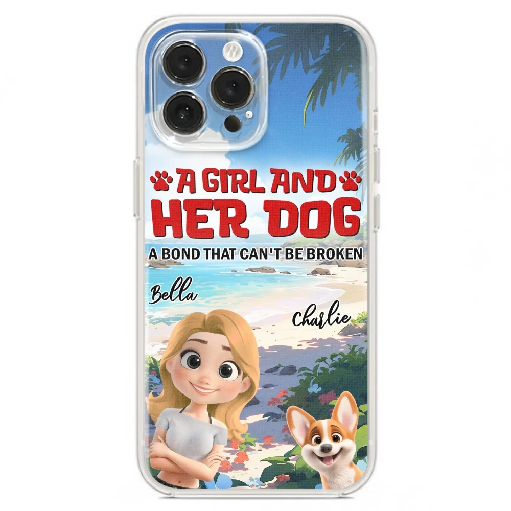 Dog And Mom Summer - Personalized Custom Phone Case - Image 19