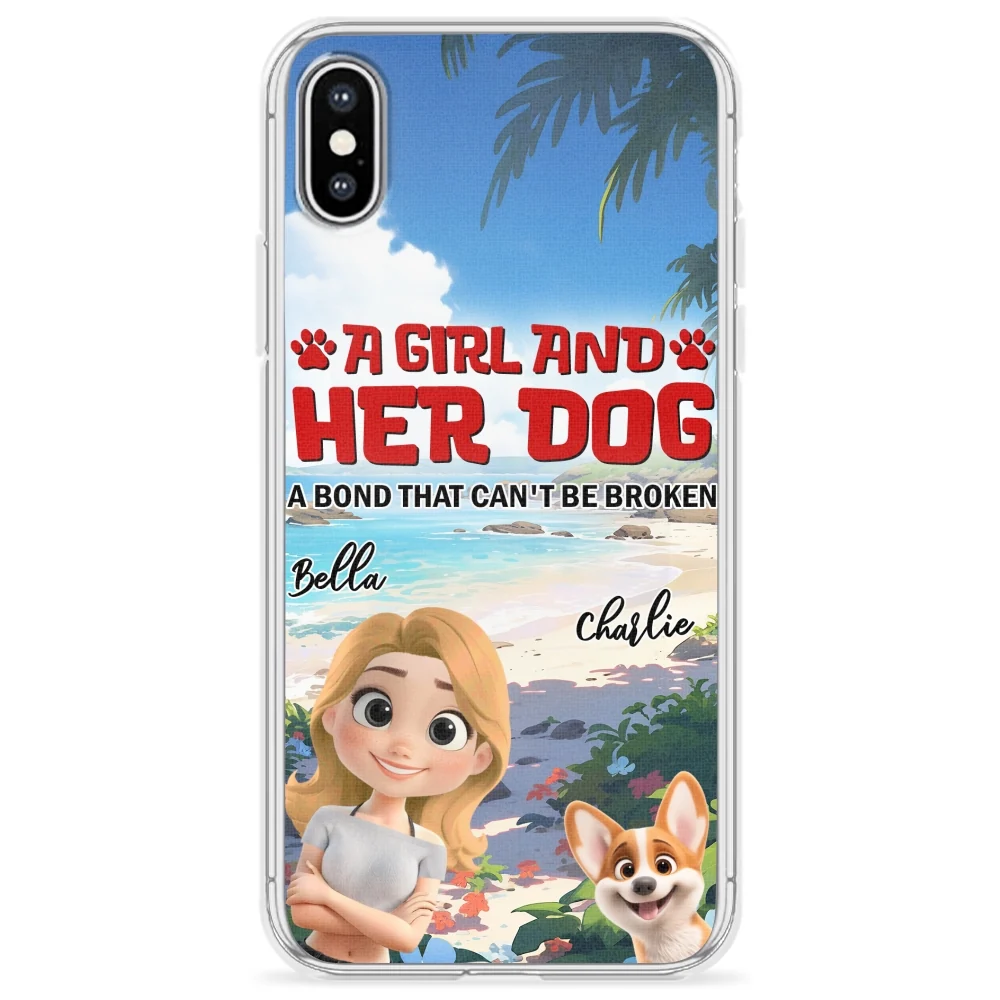 Dog And Mom Summer - Personalized Custom Phone Case - Image 24