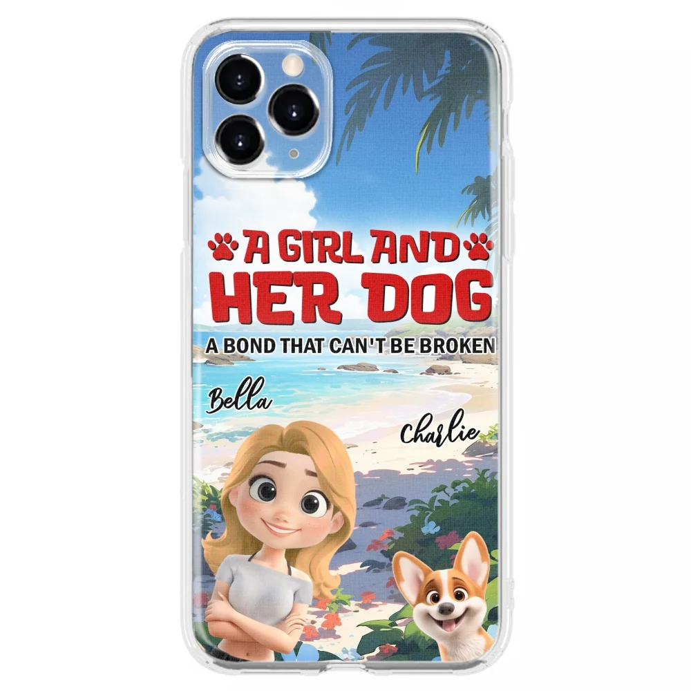 Dog And Mom Summer - Personalized Custom Phone Case - Image 9