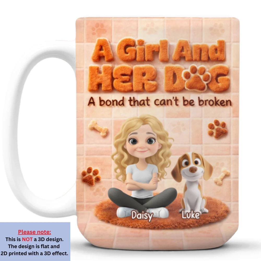 Dog Around Me - Personalized Custom 3D Inflated Effect Mug - Image 8