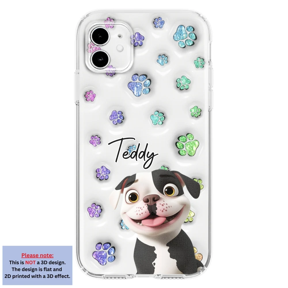 Dog Baby -  Personalized Custom 3D Inflated Effect Phone Case - Image 9