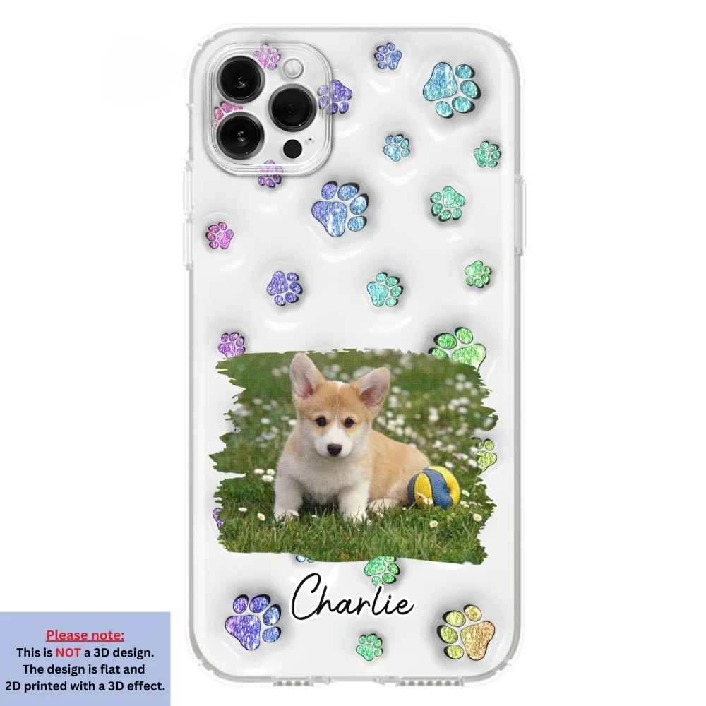 Dog Baby Photo - Personalized Custom 3D Inflated Effect Phone Case - Image 12