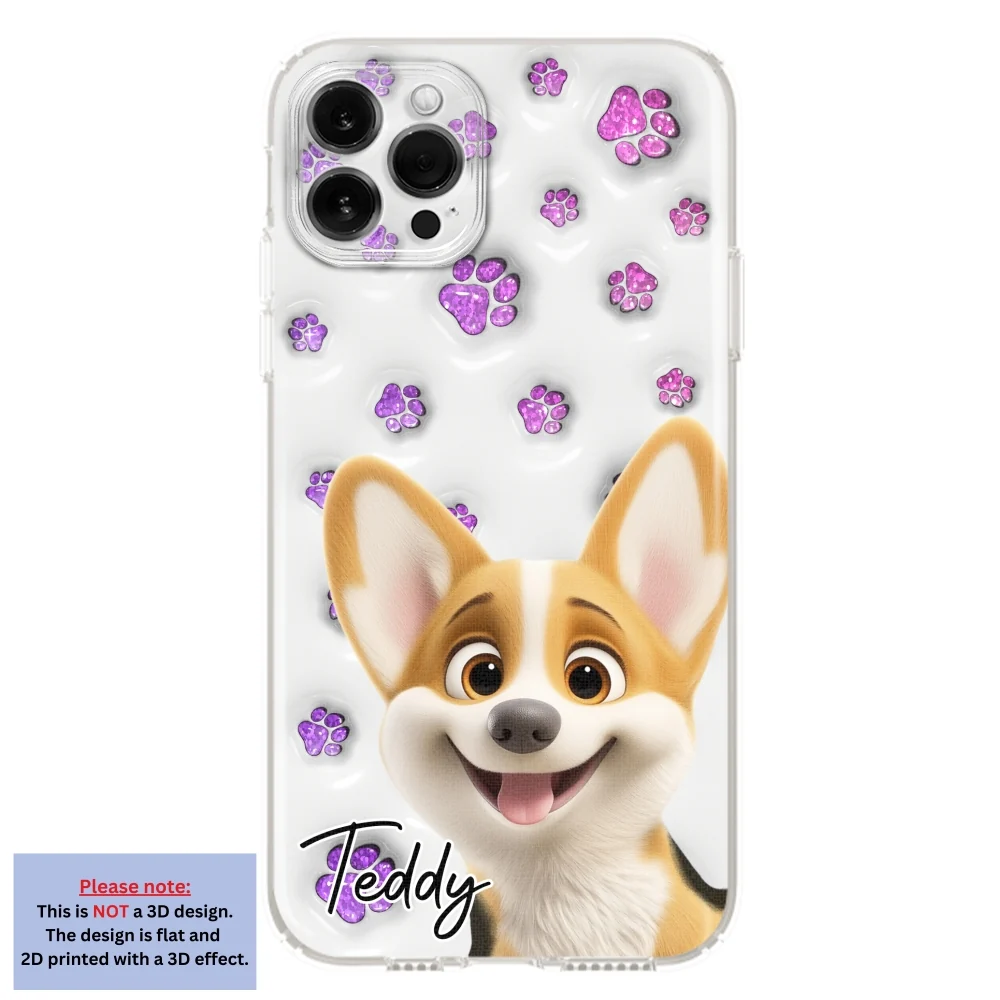 Dog Baby Version 2 - Personalized Custom 3D Inflated Effect Phone Case - Image 11