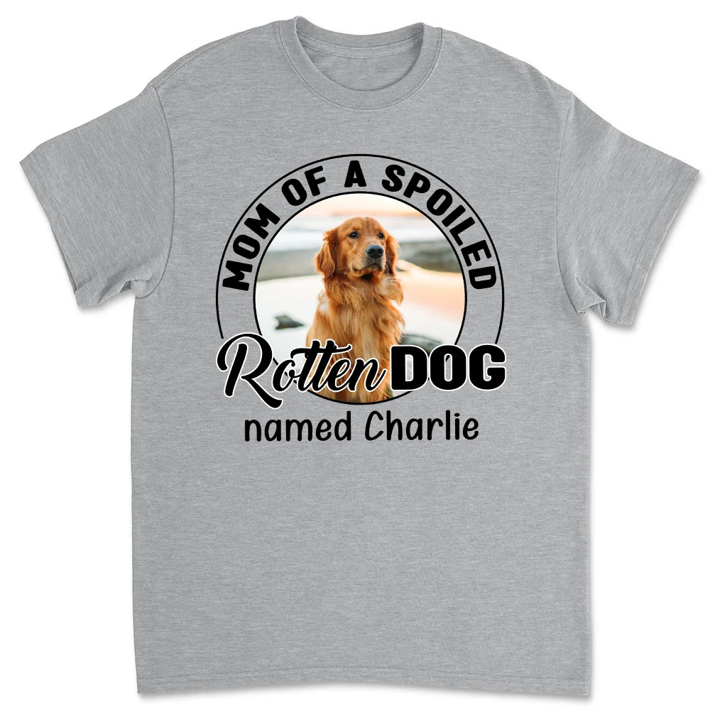 Dog Caricature Cartoon Photo - Personalized Custom Unisex T-Shirt