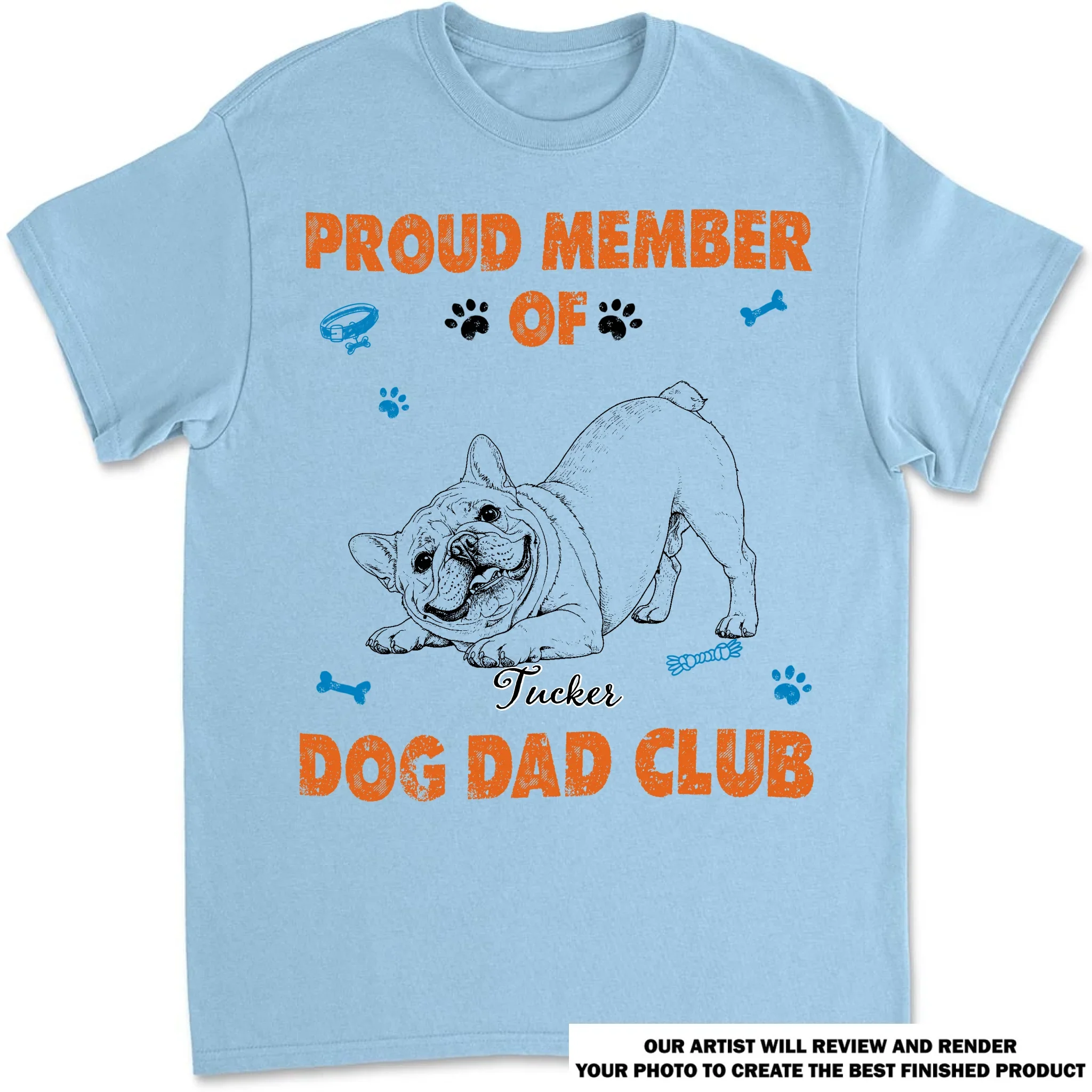 Dog Dad Club Member - Personalized Custom Shirt - Image 9