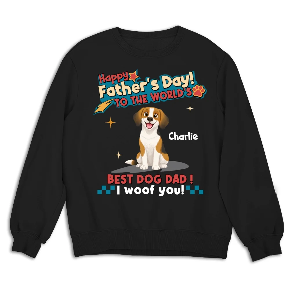 Dog Dad Forever - Personalized Custom Shirt - Image 12