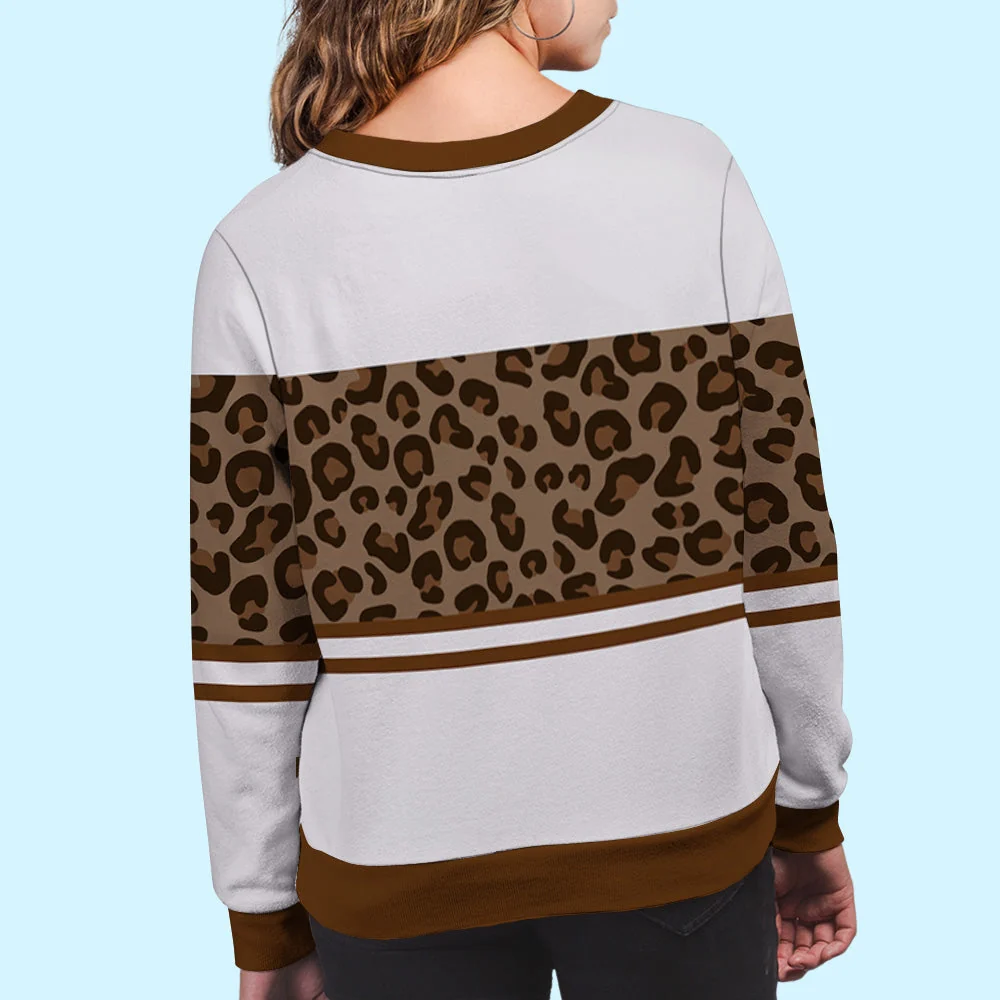 Dog Dad/Mom Basic - Personalized Custom All-Over-Print Sweatshirt - Image 5