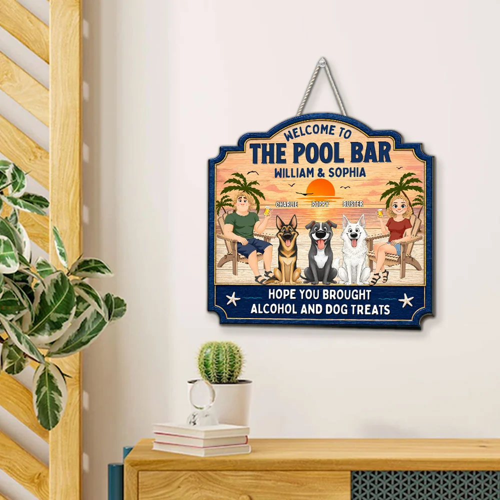 Dog Fizz And Fun - Personalized Custom Wood Sign - Image 5