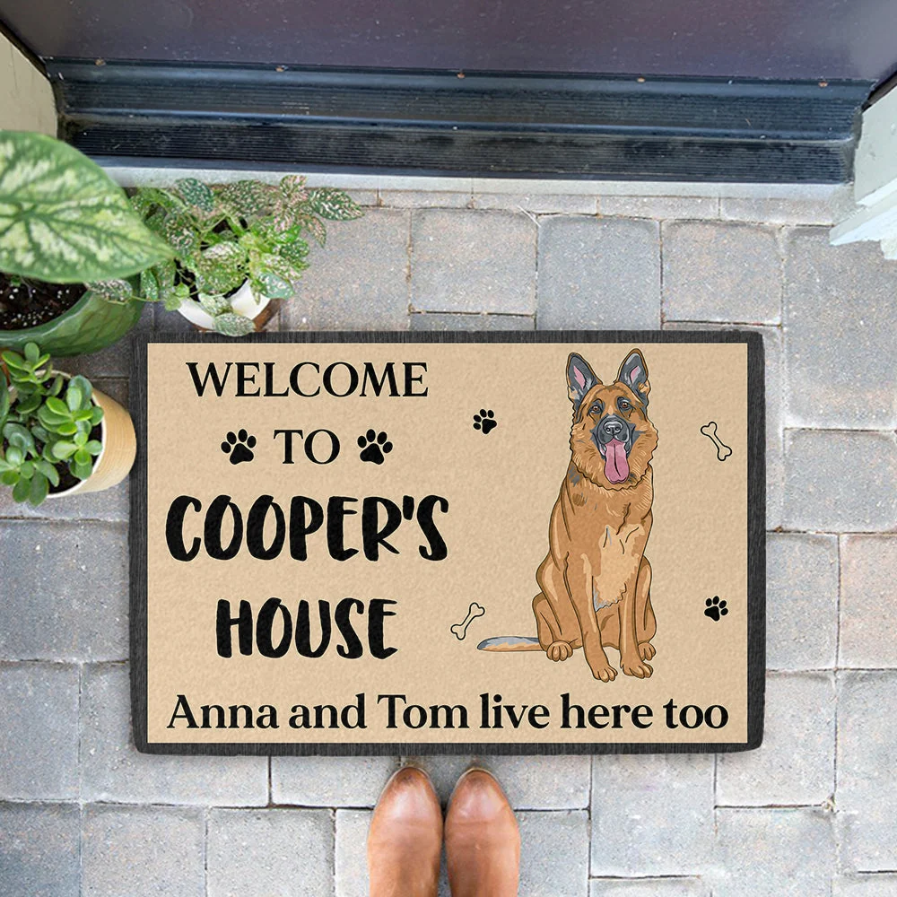Dog House - Personalized Custom Doormat - Image 4