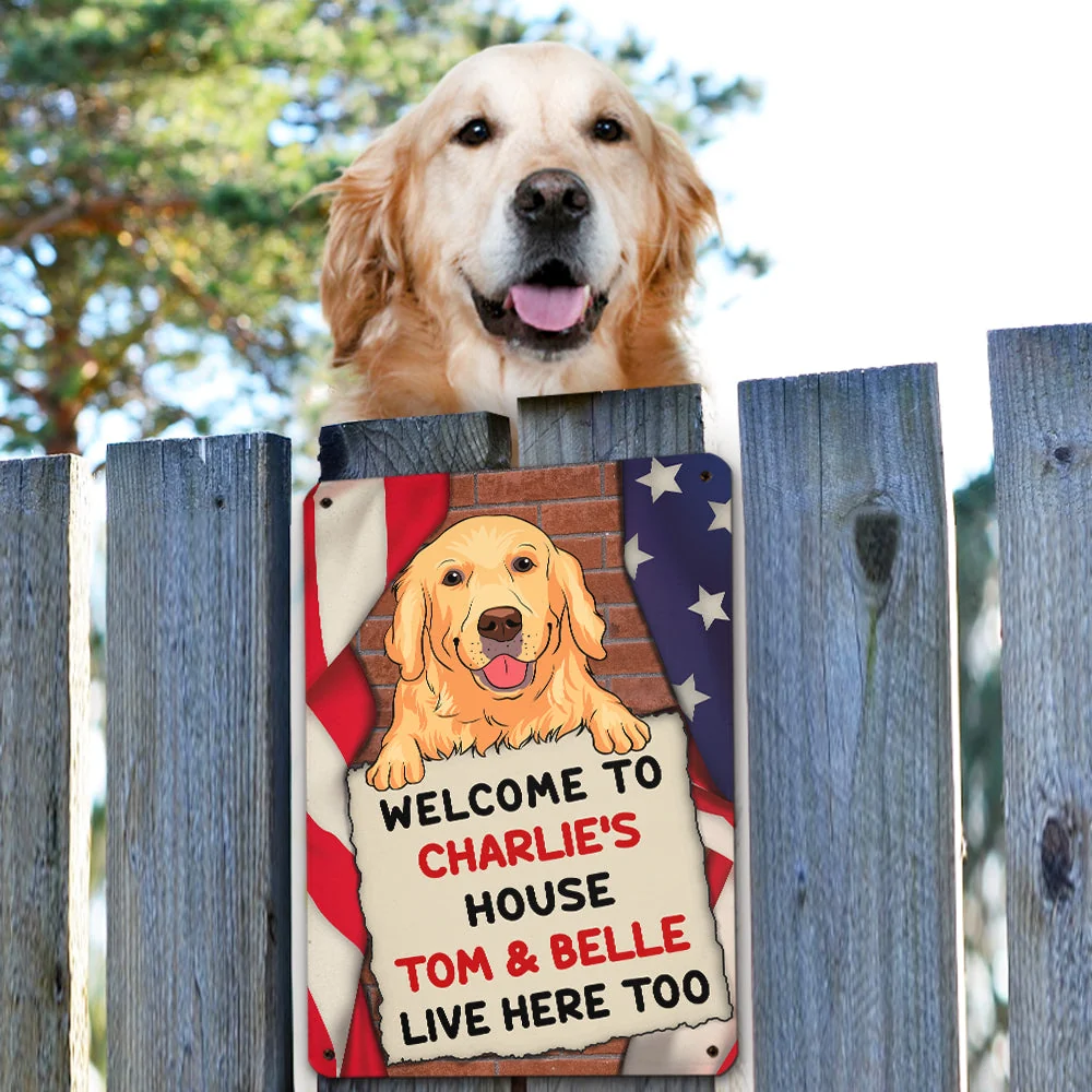Dog House - Personalized Custom Metal Sign - Image 3