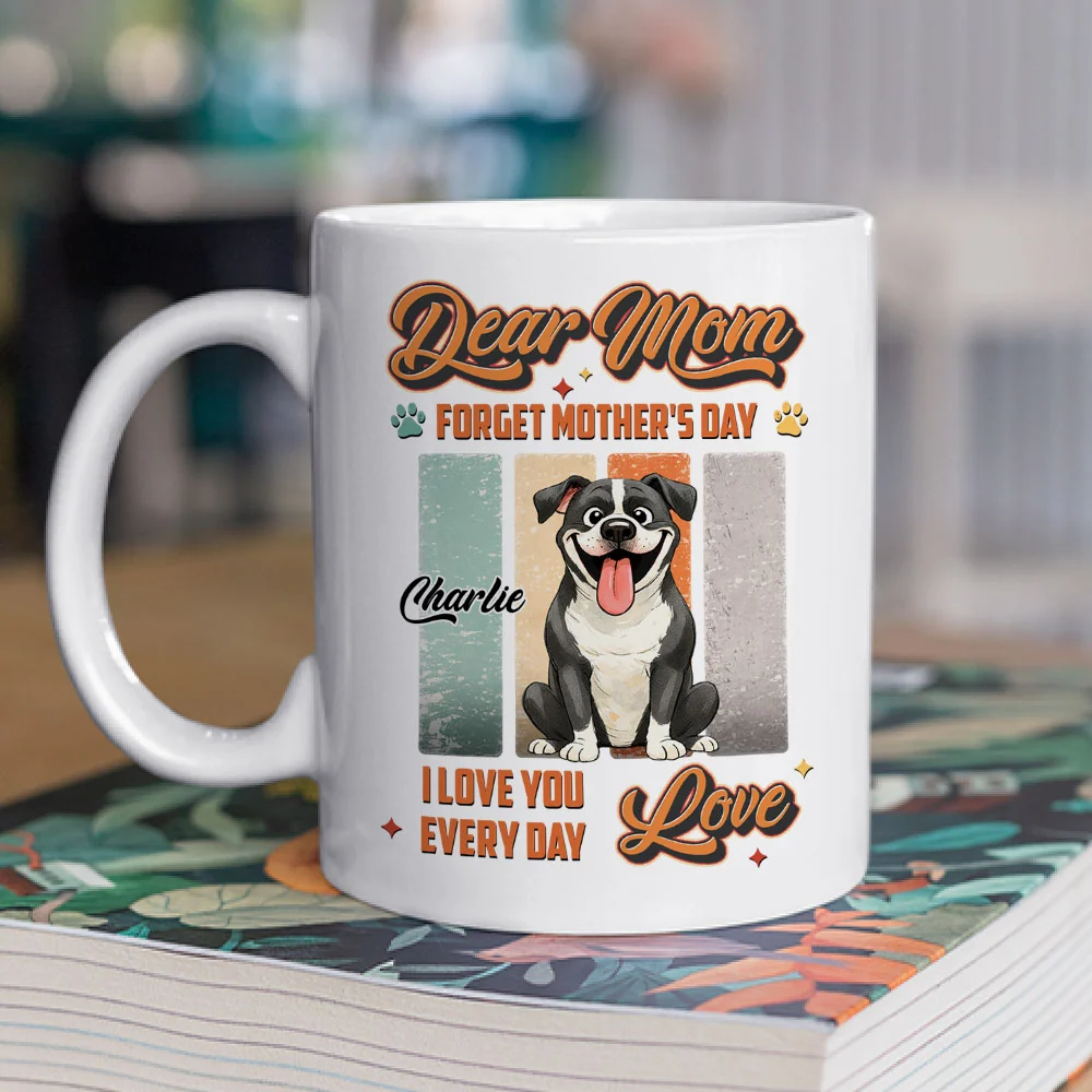 Dog Love You Every Day - Personalized Custom Coffee Mug - Image 2