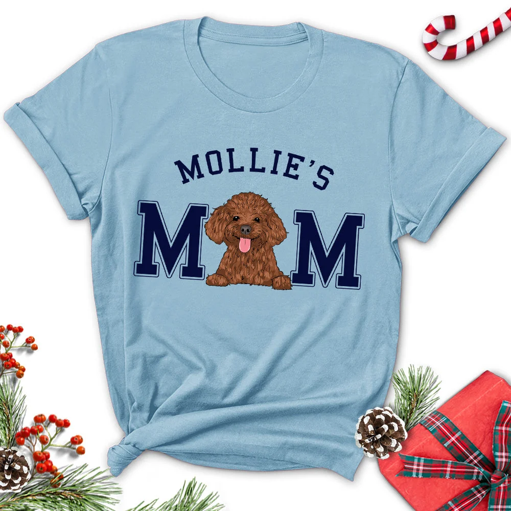 Dog Mom/Dad Basic 2 - Personalized Custom Women's T-shirt - Image 4