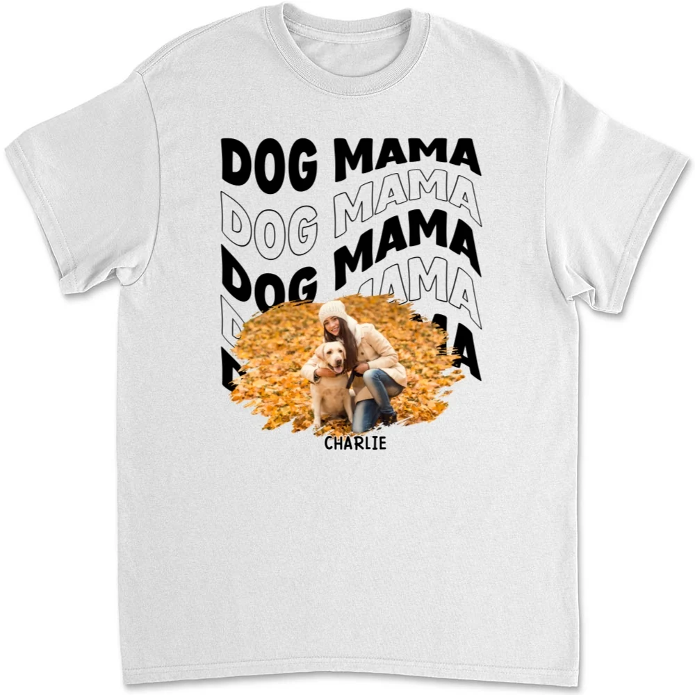Dog Mom Era Version Photo - Personalized Custom Unisex T-shirt - Image 2