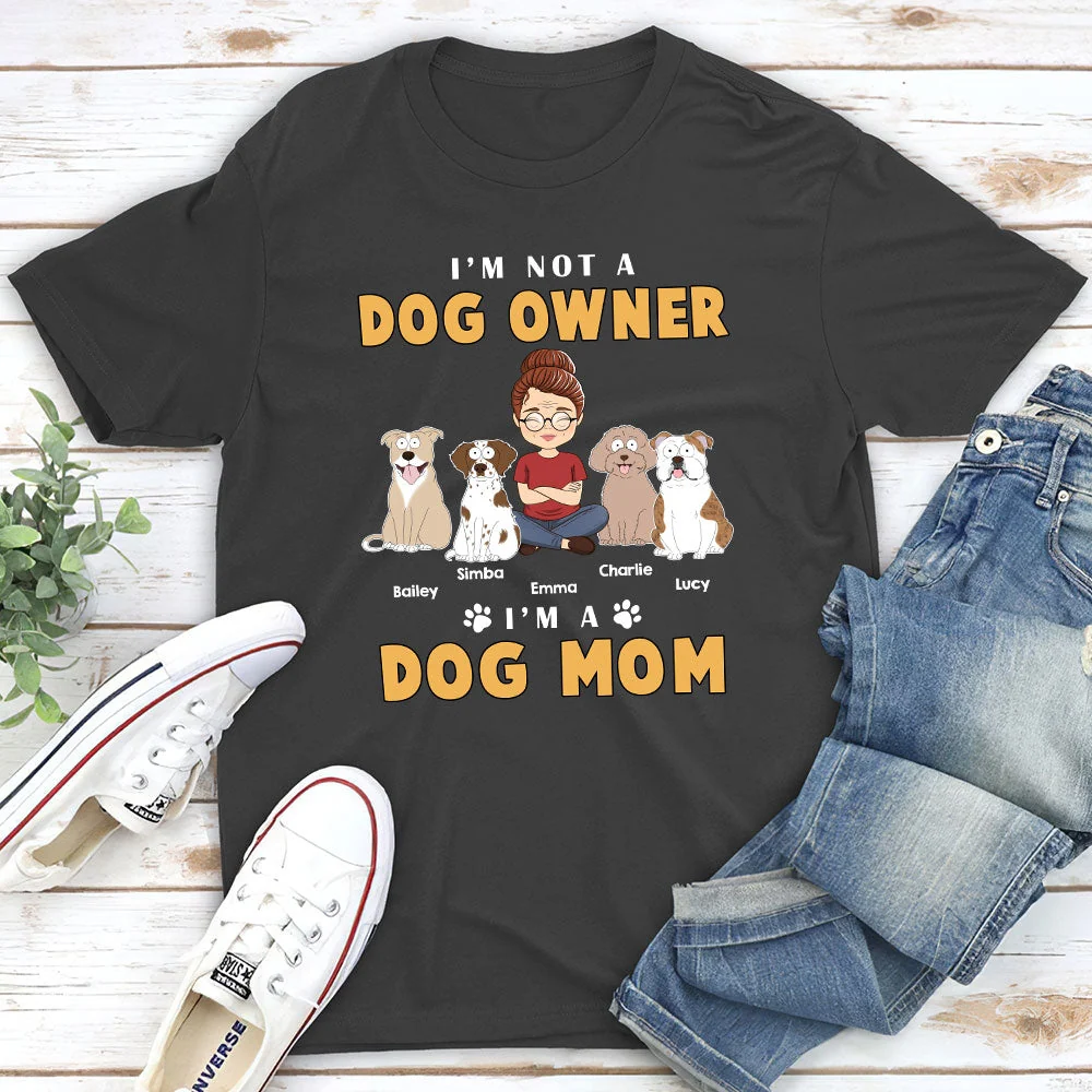Dog Mom Funny - Personalized Custom Unisex T-shirt - Image 5