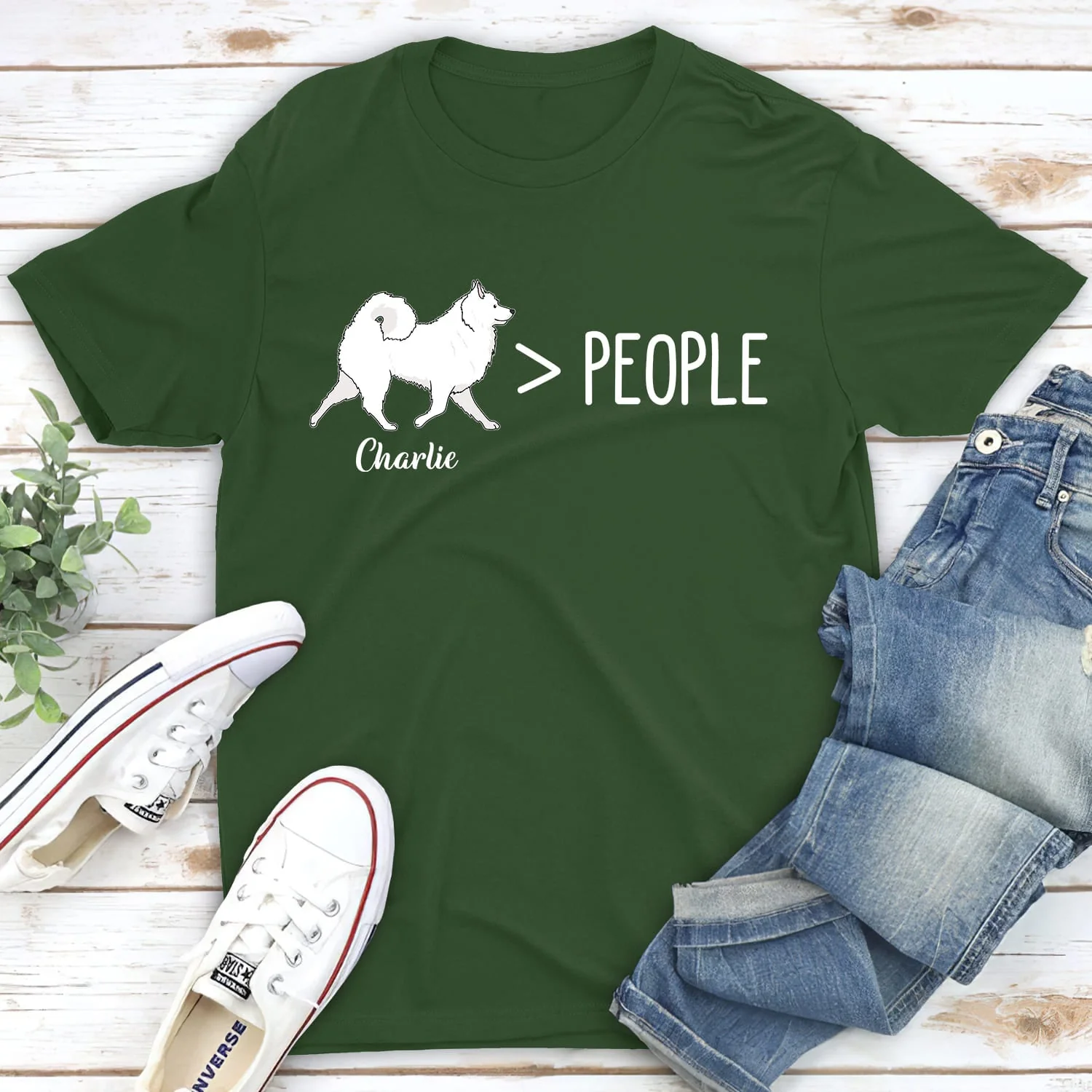 Dog Over People - Personalized Custom Unisex T-shirt - Image 5