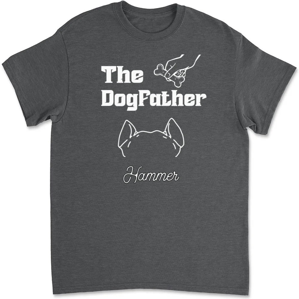 Dog Parents Line - Personalized Custom Unisex T-shirt - Image 9