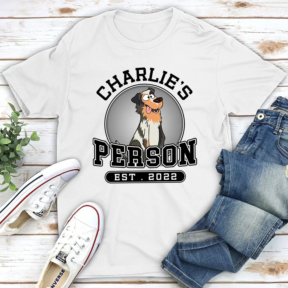 Dog Person - Personalized Custom Unisex T-shirt - Image 2