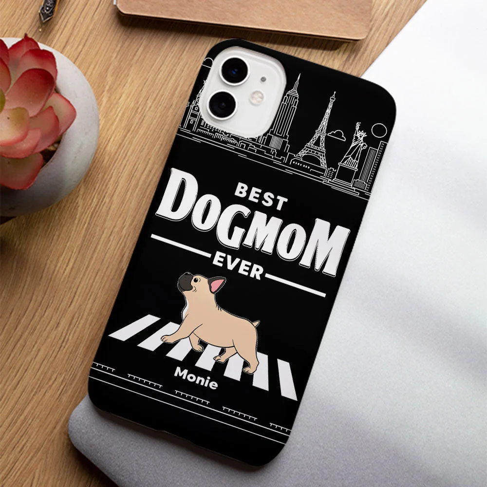 Dogs Crossing Road - Personalized Custom Phone Case - Image 2