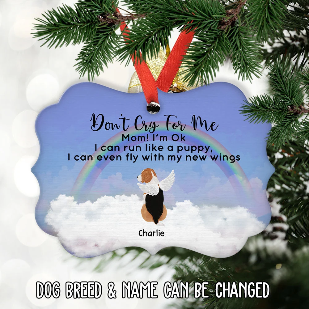Don't Cry For Me - Personalized Custom Aluminum Ornament - Image 2