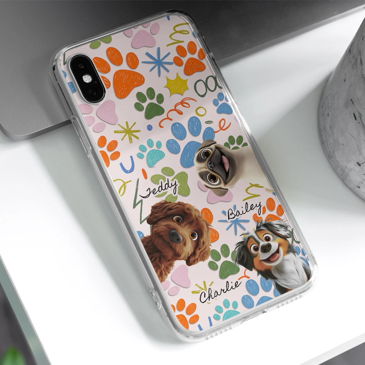 Doodle With Me - Personalized Custom Phone Case - Image 3