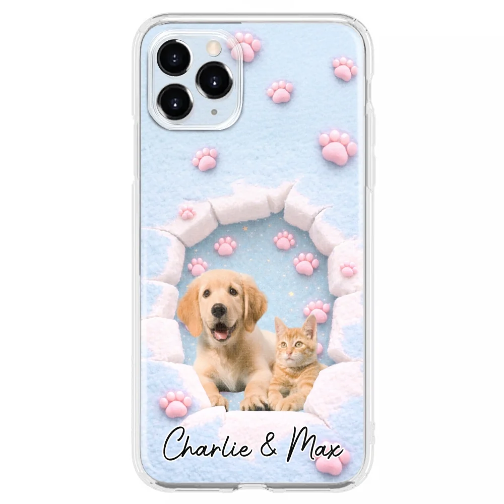 Dreaming Funny Cartoon Pets Photo - Personalized Custom Phone Case - Image 6